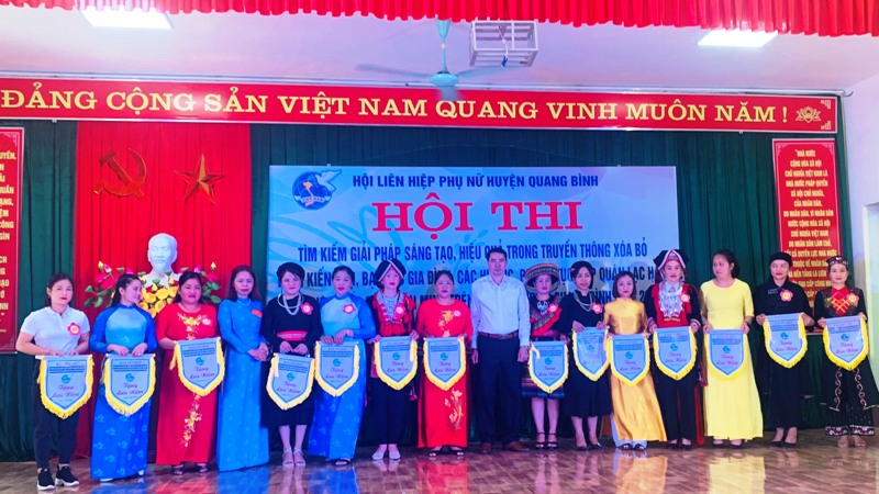 Hội thi tìm kiếm giải pháp truyền thông xóa bỏ định kiến giới, hủ tục lạc hậu huyện Quang Bình