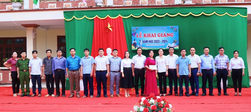 Các trường học trên địa bàn huyện Quang Bình tổ chức khai giảng năm học mới 2023-2024
