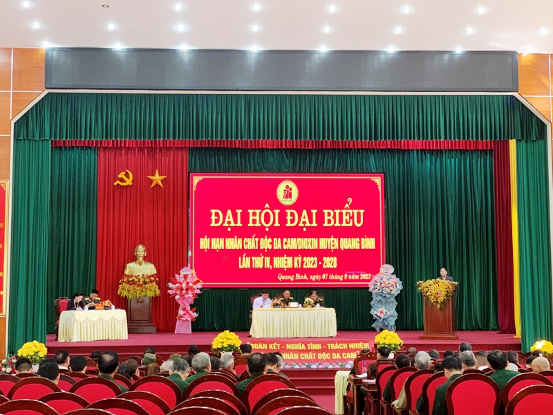 Đại hội đại biểu Hội nạn nhân chất độc da cam/dioxin huyện Quang Bình lần thứ IV, nhiệm kỳ 2023- 2028