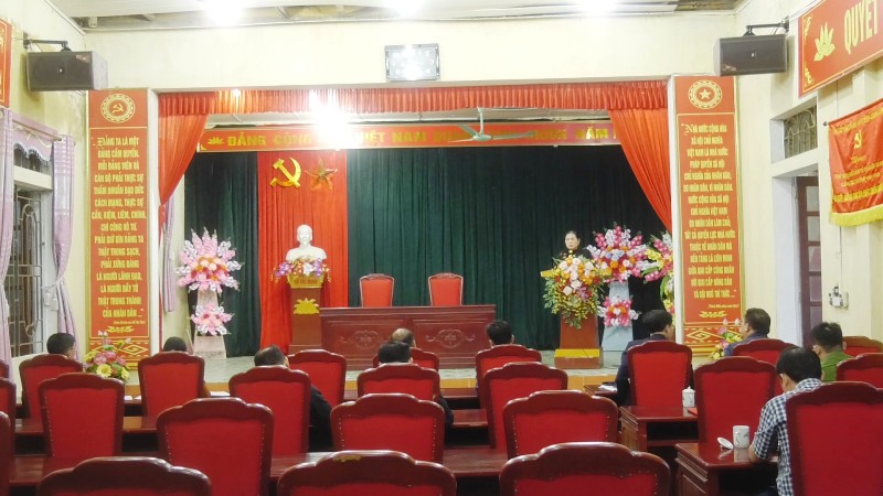 Cục hải quan tỉnh Hà Giang làm việc tại huyện Quang Bình