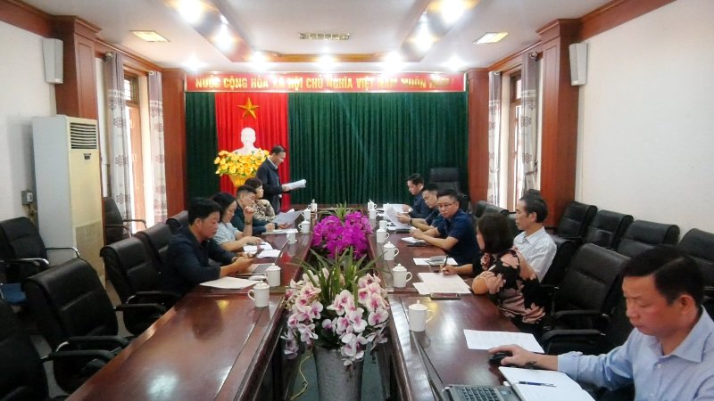 Đoàn giám sát của Hội nông dân tỉnh làm việc tại Quang Bình