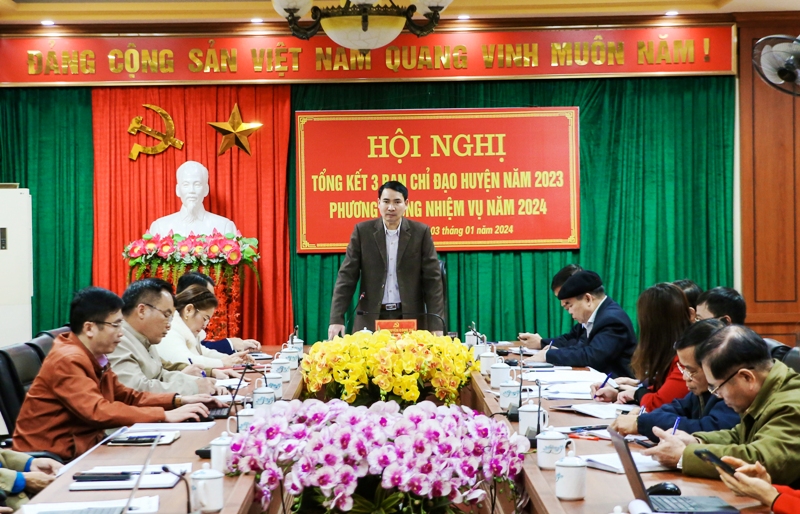 Hội nghị tổng kết 3 Ban chỉ đạo huyện Quang Bình