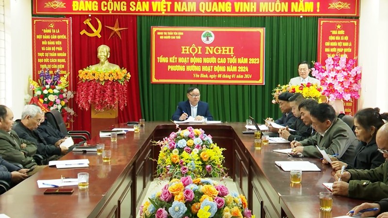 Hội nghị tổng kết hoạt động Hội Người cao tuổi thị trấn Yên Bình năm 2023