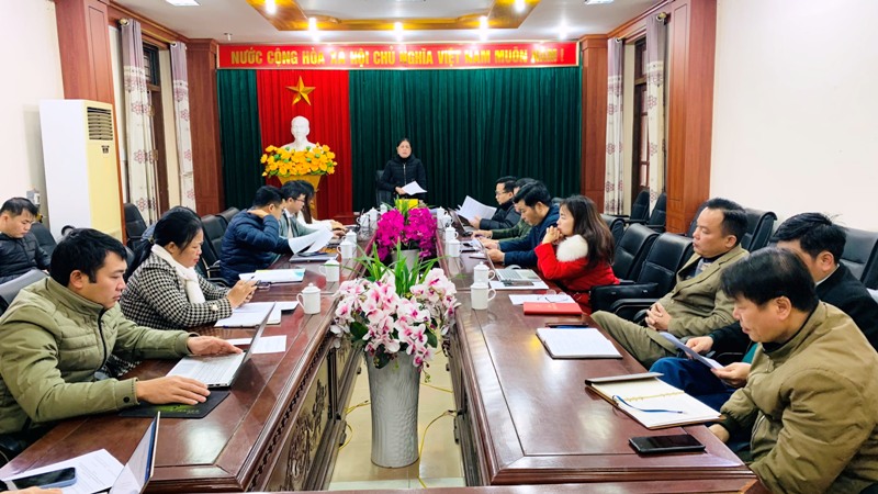 Họp BTC Đại hội Đại biểu Hội LHTN Việt Nam huyện Quang Bình lần thứ V, nhiệm kỳ 2024-2029