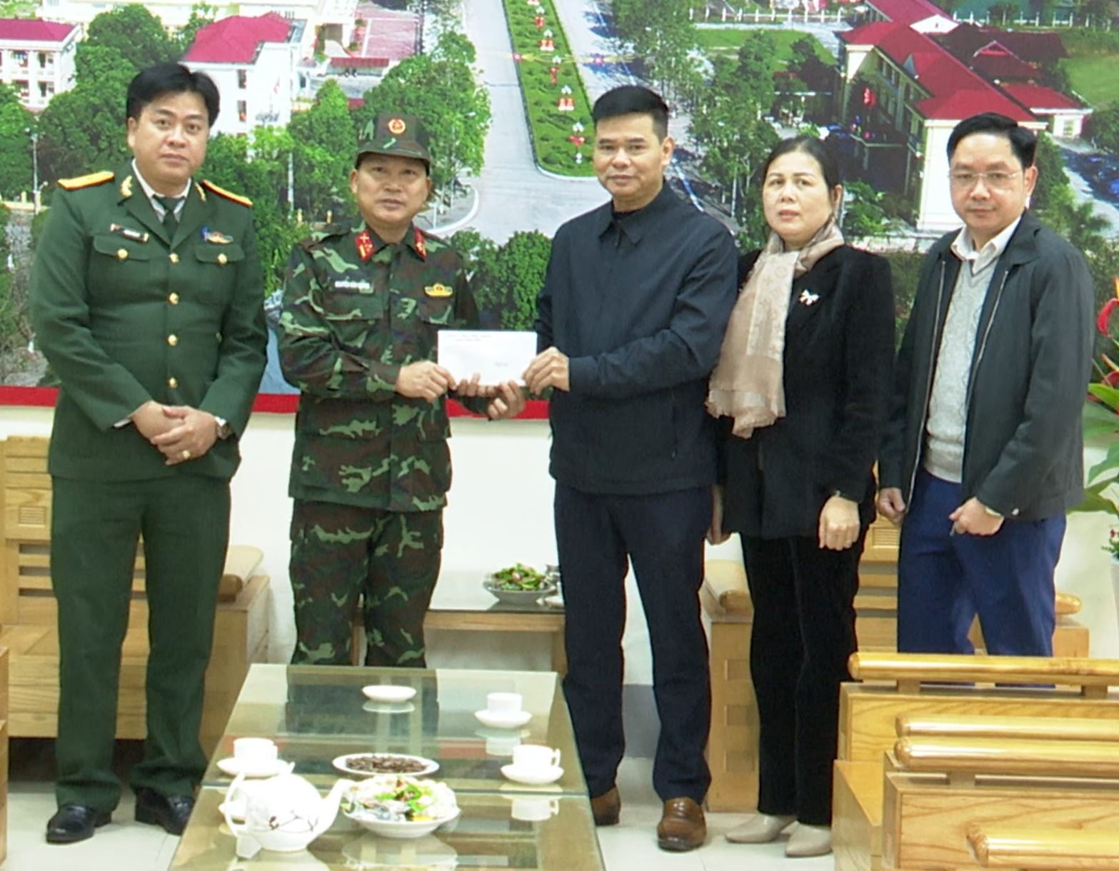Lãnh đạo huyện Quang Bình thăm và chúc Tết các cơ quan, đơn vị nhân dịp Tết Giáp Thìn 2024
