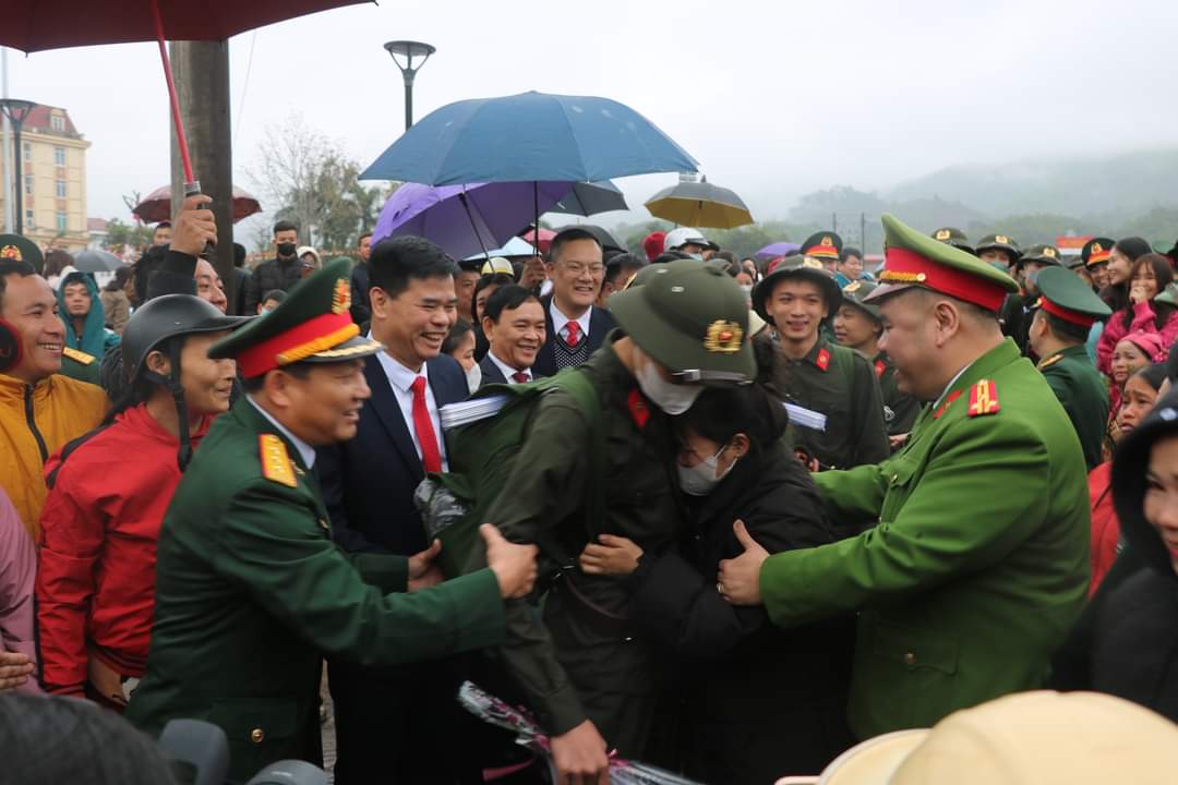 Ghi nhận Lễ giao nhận quân huyện Quang Bình năm 2024