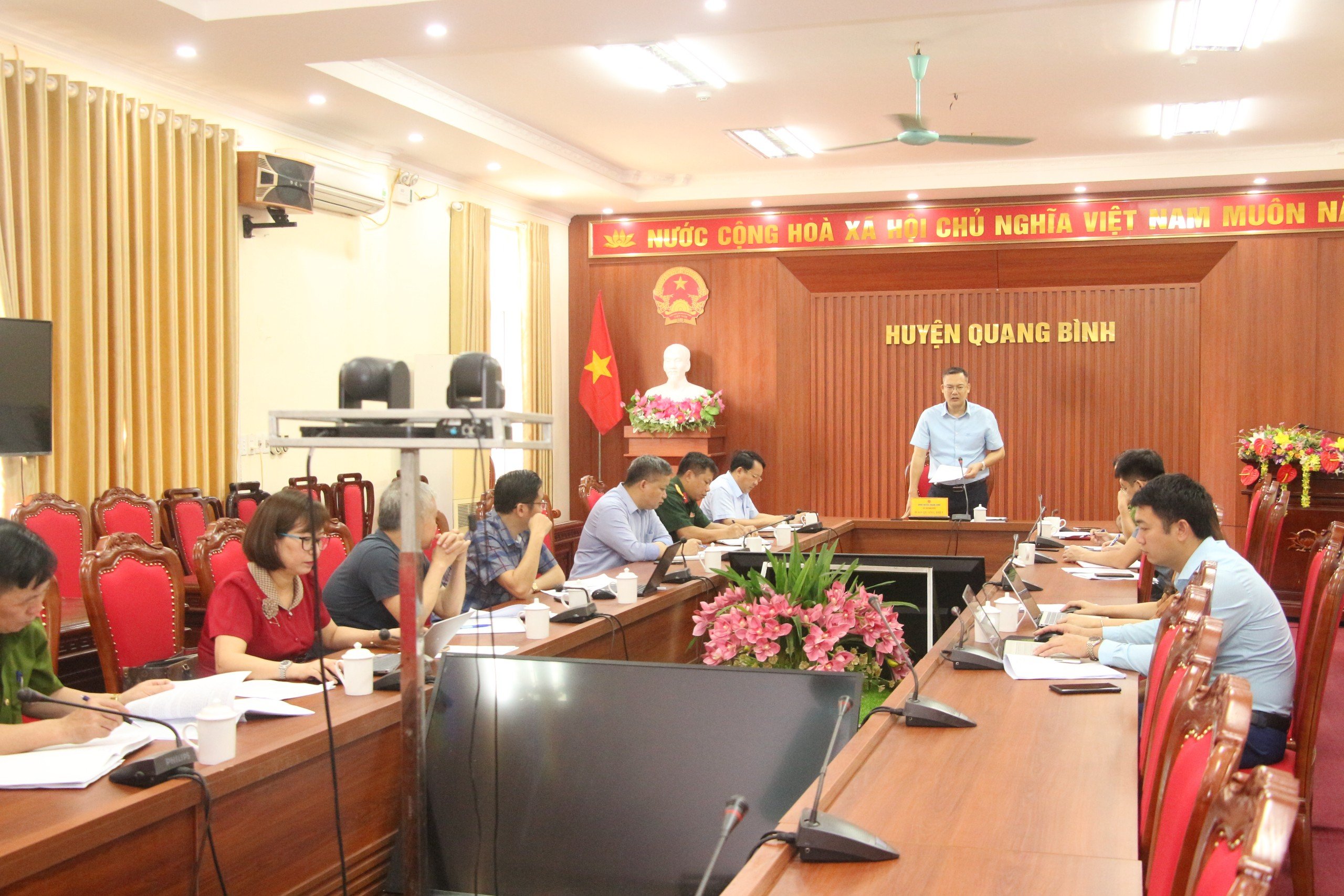 Quang Bình họp Ban tổ chức Đại hội thi đua Quyết thắng Lực lượng vũ trang giai đoạn 2019 – 2024
