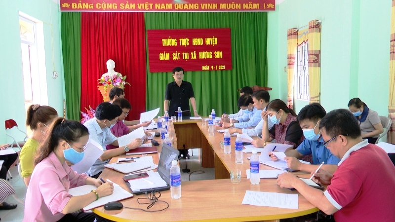HĐND huyện Quang Bình giám sát tại xã Hương Sơn