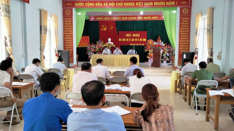 Hội nghị BCH Đảng bộ xã Hương Sơn lần thứ 19 (Mở rộng)