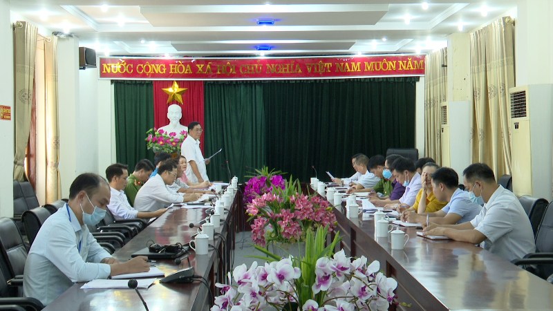 Đoàn công tác của Sở Tư pháp làm việc tại Quang Bình