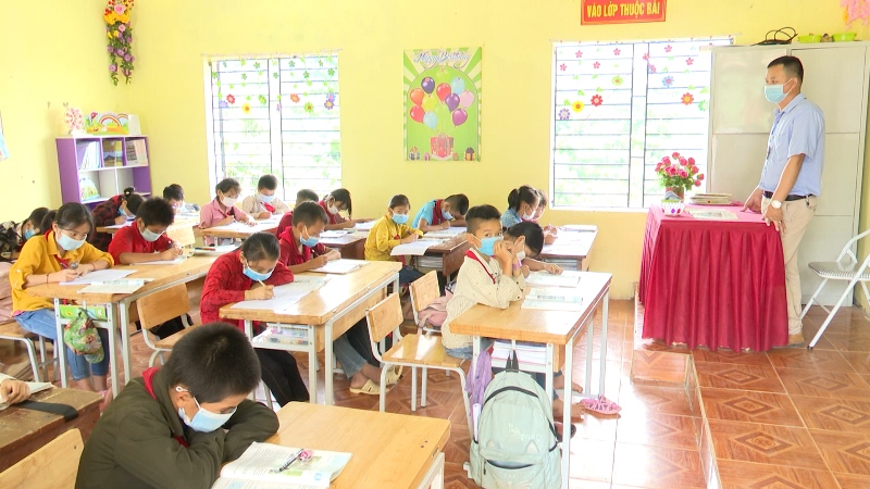 Trường PTDT Bán trú Tiểu học Tân Nam làm tốt công tác duy trì sĩ số học sinh từ đầu năm học