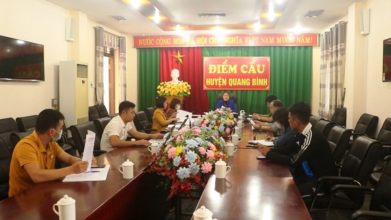 Họp chuẩn bị các điều kiện tổ chức Giải vô địch bóng chuyền tỉnh Hà Giang năm 2021 tại Quang Bình