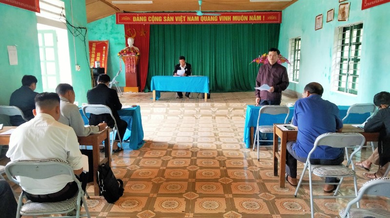 Bí thư Huyện ủy dự sinh hoạt Chi bộ tại thôn Nậm Cài và thôn Xuân Hồng, xã Tiên Nguyên