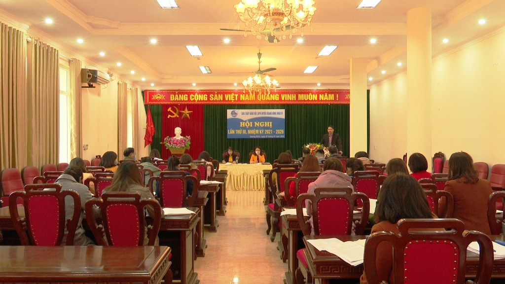 Hội nghị Ban chấp hành Hội Liên hiệp Phụ nữ huyện Quang Bình lần thứ III, khoá IV, nhiệm kỳ 2021 - 2026