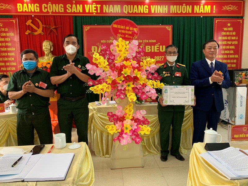 Đại hội đại biểu Hội Cựu chiến binh thị trấn Yên Bình lần thứ VII, nhiệm kỳ 2022 - 2027