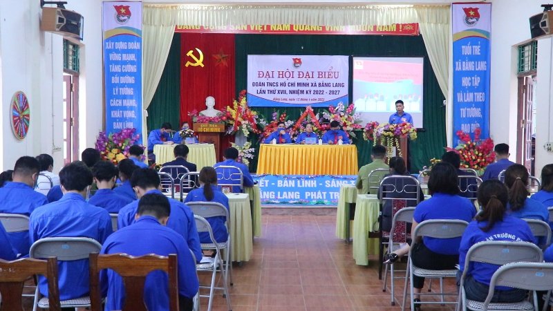 Đại hội đại biểu Đoàn thanh niên xã Bằng Lang, nhiệm kỳ 2022 - 2027