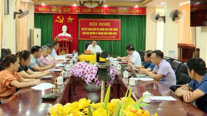 Ban bảo vệ, chăm sóc sức khỏe huyện Quang Bình tổ chức Hội nghị sơ kết 6 tháng đầu năm 2022