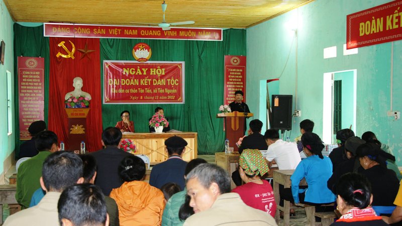 Ngày hội Đại đoàn kết khu dân cư thôn Tân Tiến, xã Tiên Nguyên