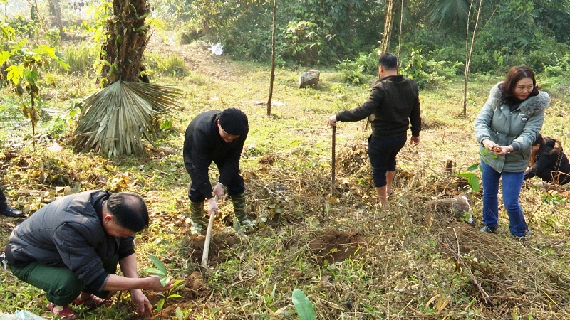 UBND Xã Tiên Nguyên tổ chức Lễ phát động Tết trồng cây đời đời nhớ ơn Bác Hồ xuân Quỹ Mão 2023
