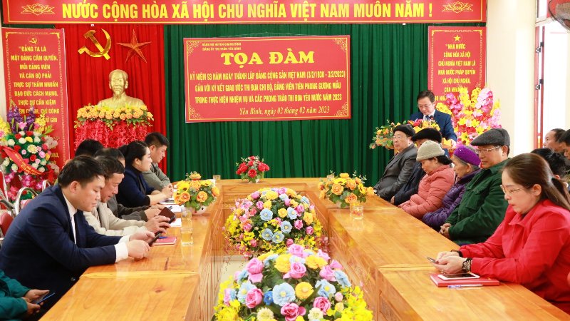 Thị trấn Yên Bình (Quang Bình) toạ đàm kỷ niệm 93 năm Ngày thành lập Đảng Cộng sản Việt Nam