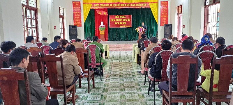 Xã Tân Bắc (Quang Bình) tổ chức Hội nghị nghiên cứu, học tập, quán triệt và tuyên truyền  các văn bản Nghị quyết  của Trung ương, tỉnh và huyện.