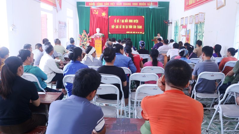 Tổ Đại biểu số 07 HĐND huyện TXCT tại thôn Sơn Thành (Hương Sơn)