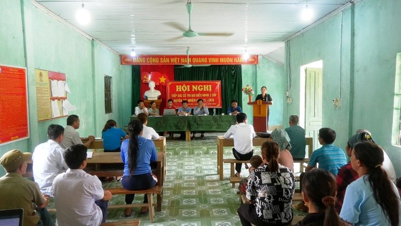 Tổ Đại biểu số 06 HĐND huyện tiếp xúc cử tri trước kỳ họp thứ 10 HĐND huyện tại thôn Yên Sơn, xã Yên Hà